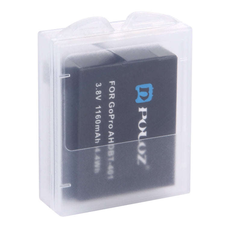 PULUZ Hard Plastic Transparent Battery Storage Box (for GoPro HERO4 Battery)