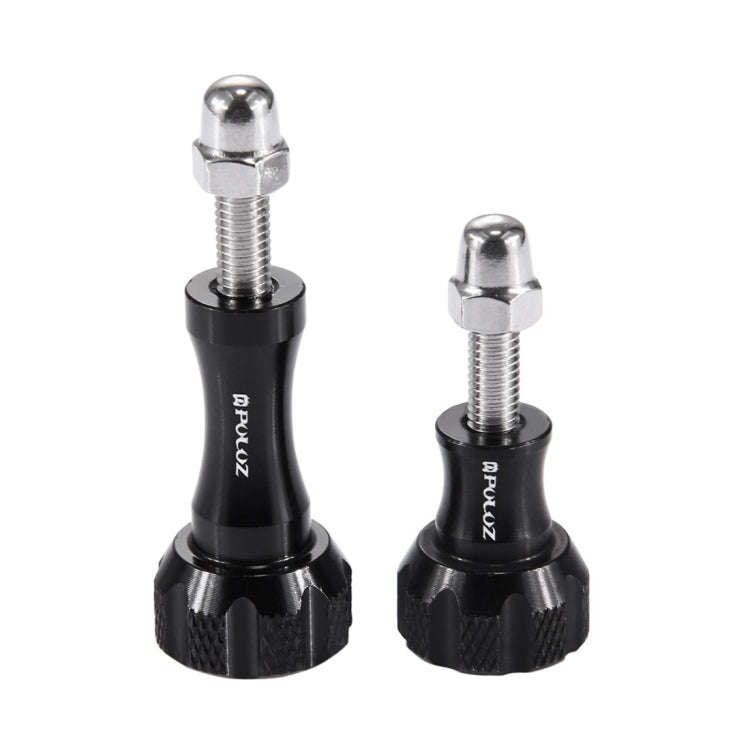 PULUZ CNC Aluminum Thumb Knob Stainless Bolt Nut Screw Set for GoPro Hero12 Black / Hero11 /10 /9...
