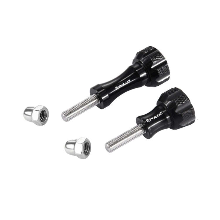 PULUZ CNC Aluminum Thumb Knob Stainless Bolt Nut Screw Set for GoPro Hero12 Black / Hero11 /10 /9...