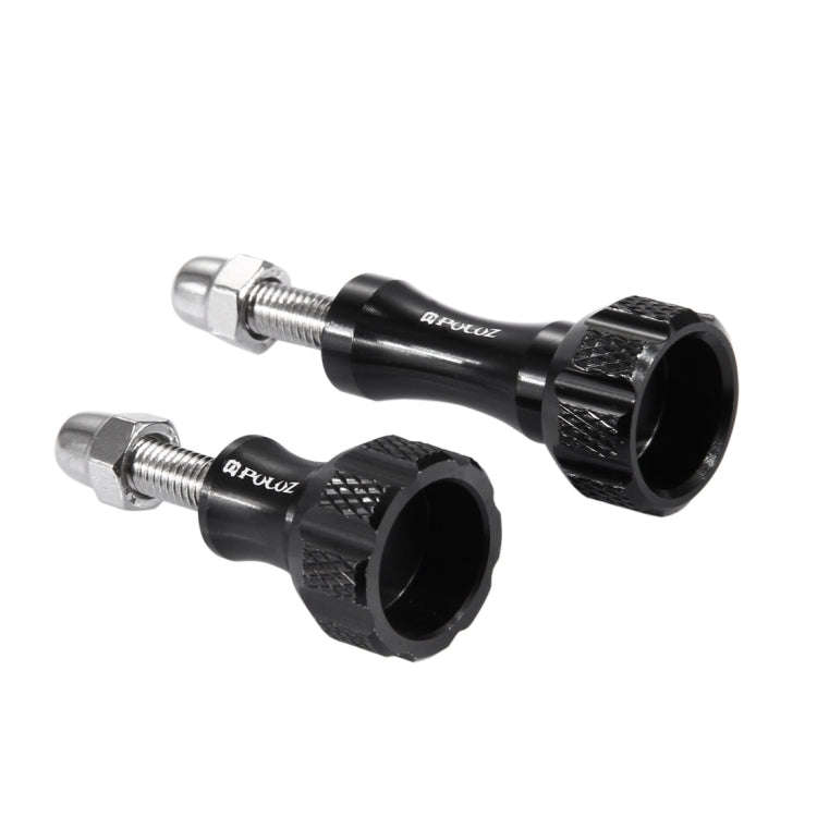 PULUZ CNC Aluminum Thumb Knob Stainless Bolt Nut Screw Set for GoPro Hero12 Black / Hero11 /10 /9...