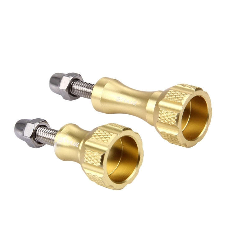 PULUZ CNC Aluminum Thumb Knob Stainless Bolt Nut Screw Set for GoPro Hero12 Black / Hero11 /10 /9...