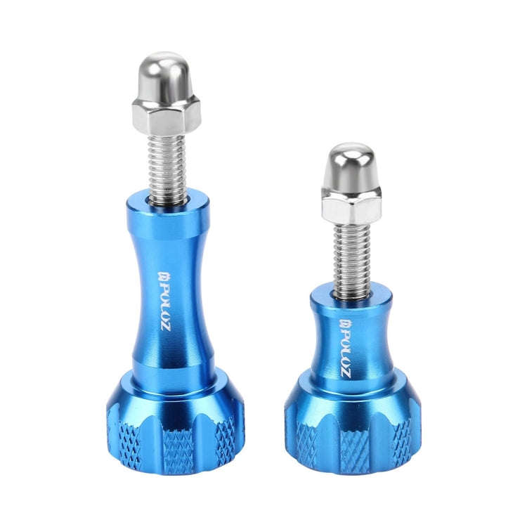 PULUZ CNC Aluminum Thumb Knob Stainless Bolt Nut Screw Set for GoPro Hero12 Black / Hero11 /10 /9...