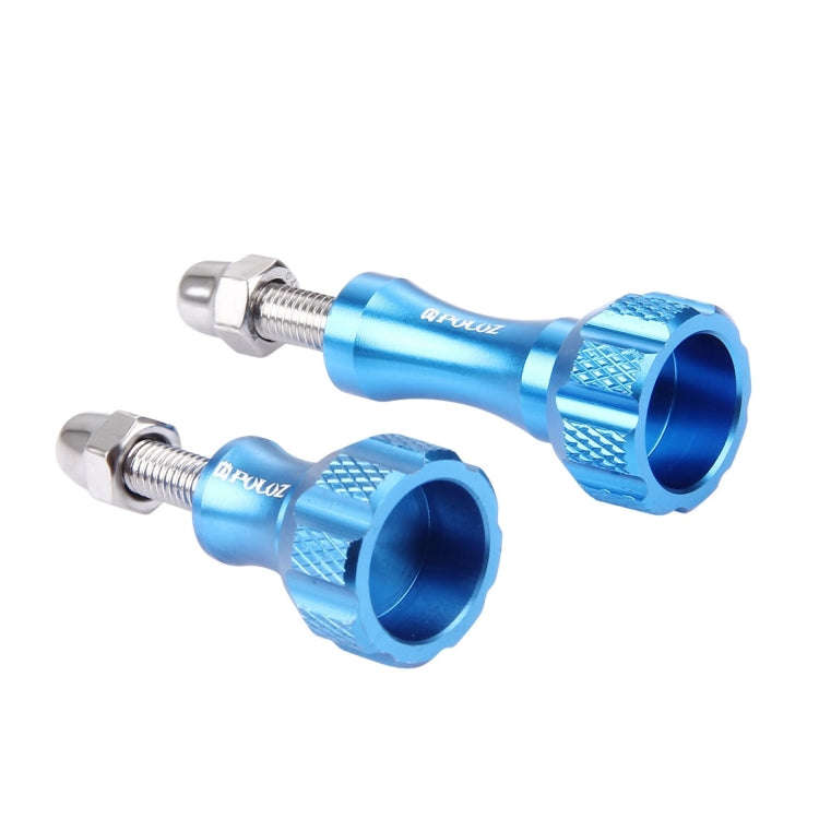 PULUZ CNC Aluminum Thumb Knob Stainless Bolt Nut Screw Set for GoPro Hero12 Black / Hero11 /10 /9...