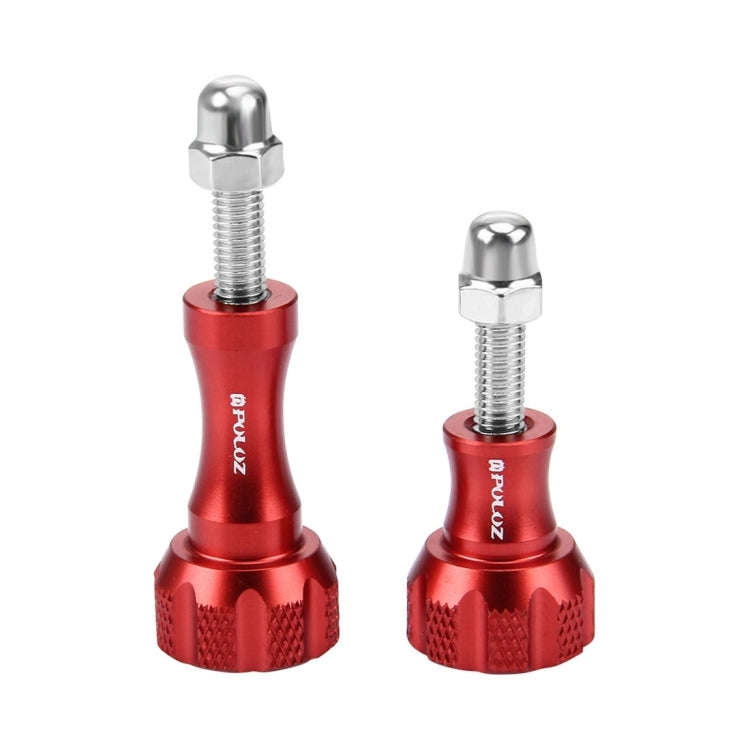 PULUZ CNC Aluminum Thumb Knob Stainless Bolt Nut Screw Set for GoPro Hero12 Black / Hero11 /10 /9...