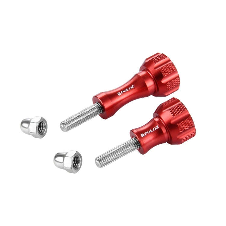 PULUZ CNC Aluminum Thumb Knob Stainless Bolt Nut Screw Set for GoPro Hero12 Black / Hero11 /10 /9...