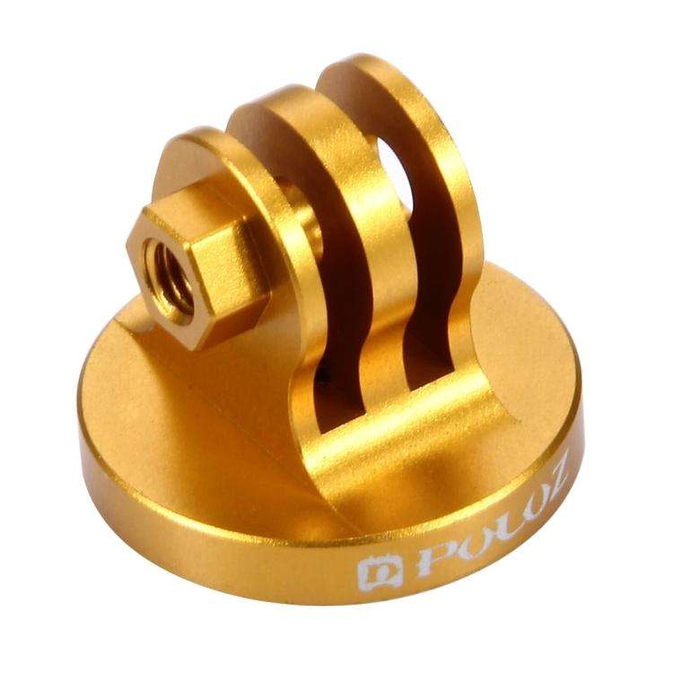 PULUZ 1/4 inch Screw Hole Tripod Mount CNC Adapter for GoPro, Insta360, DJI and Other Action Came...