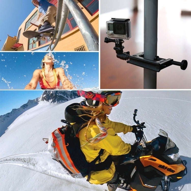 PULUZ 1/4 inch Screw Hole Tripod Mount CNC Adapter for GoPro, Insta360, DJI and Other Action Came...