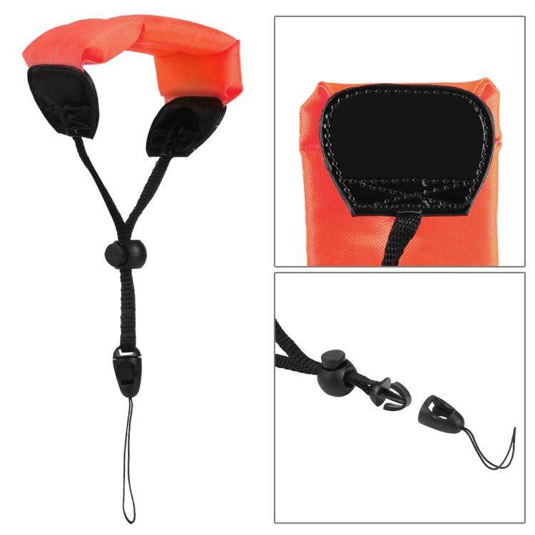 PULUZ Underwater Photography Floating Bobber Wrist Strap for GoPro, Insta360, DJI and Other Actio...