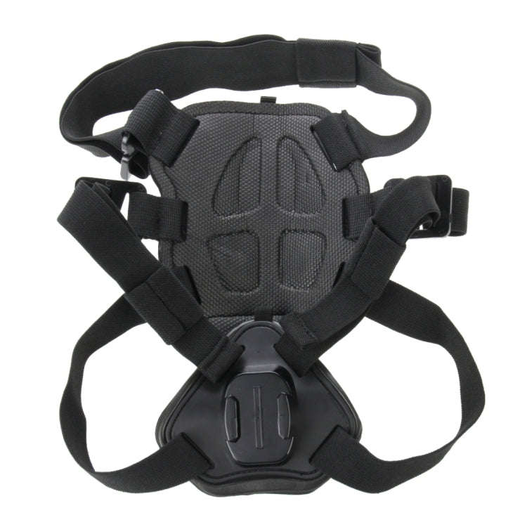 PULUZ Hound Dog Fetch Harness Adjustable Chest Strap Mount for GoPro, Insta360, DJI and Other Act...