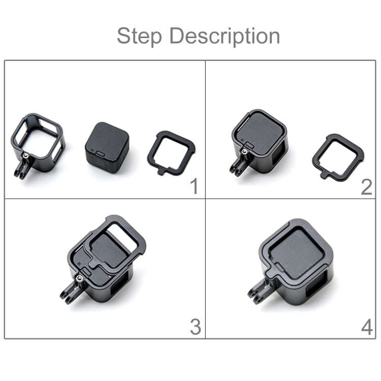 PULUZ Housing Shell CNC Aluminum Alloy Protective Cage with Insurance Frame for GoPro HERO5 Sessi...