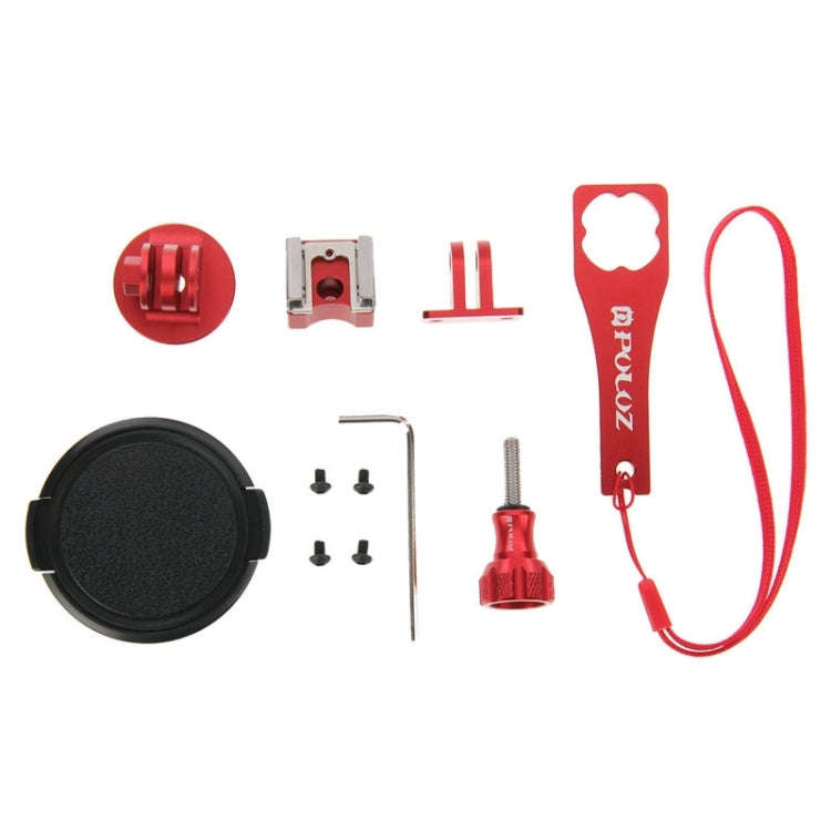 PULUZ Housing Shell CNC Aluminum Alloy Protective Cage Kit with Metal Wrench & Lens Cap & Screw &...