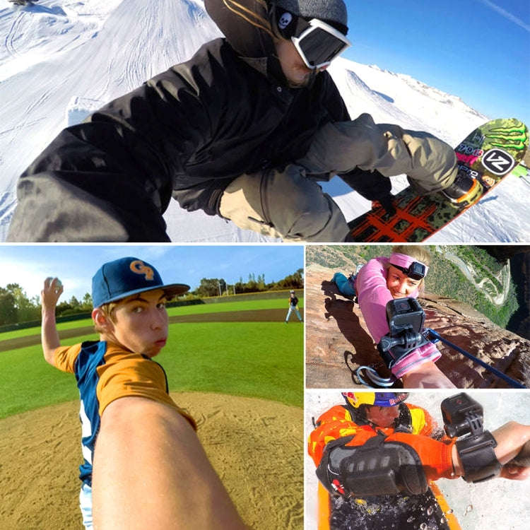 PULUZ 360 Degree Rotation Glove Style Palm Strap Mount Band for GoPro, Insta360, DJI and Other Ac...