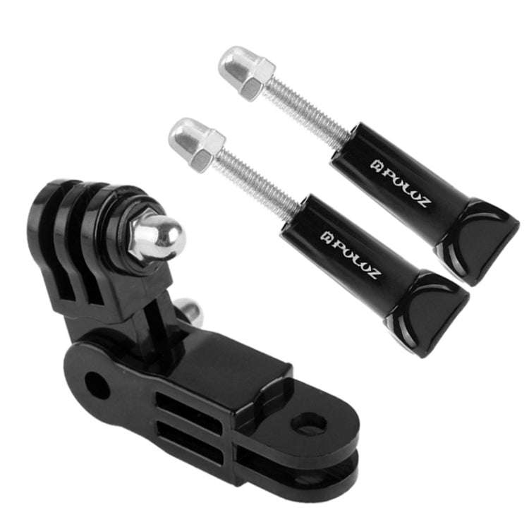 PULUZ Adjustable 3-Way Pivot Arm with 2 Long Screws for PULUZ Action Sports Cameras Jaws Flex Cla...