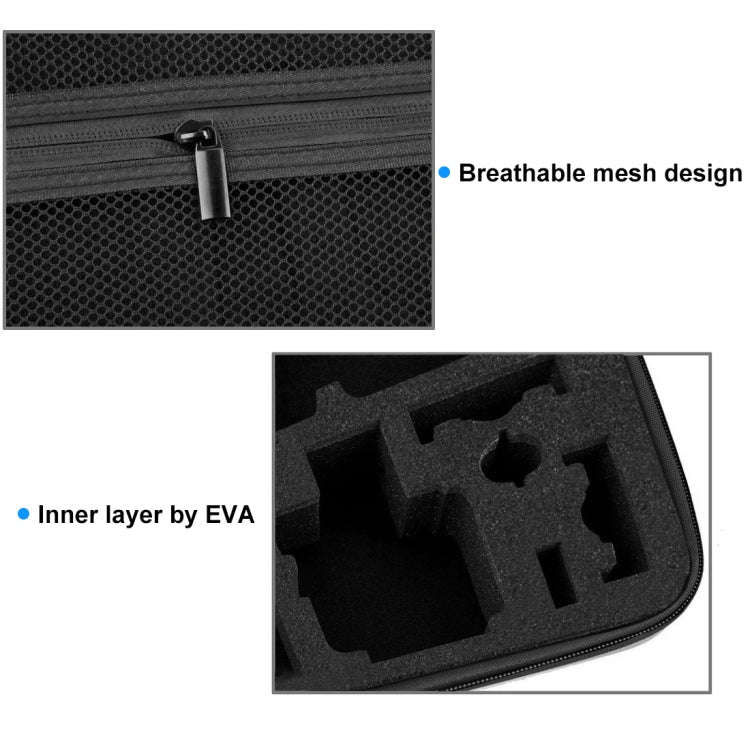 PULUZ Waterproof Carrying and Travel Case for for GoPro, Insta360, DJI and Other Action Cameras A...