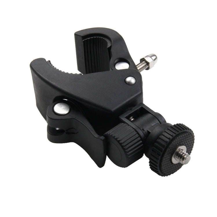 PULUZ Motorcycle Bicycle Handlebar Holder with Tripod Mount & Screw for GoPro, Insta360, DJI and ...