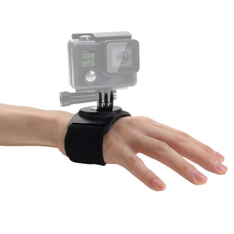 PULUZ 3 in 1 Hand Wrist Arm Leg Straps 360-degree Rotation Mount for GoPro, Insta360, DJI and Oth...