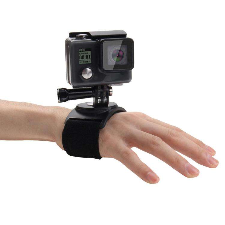 PULUZ 3 in 1 Hand Wrist Arm Leg Straps 360-degree Rotation Mount for GoPro, Insta360, DJI and Oth...