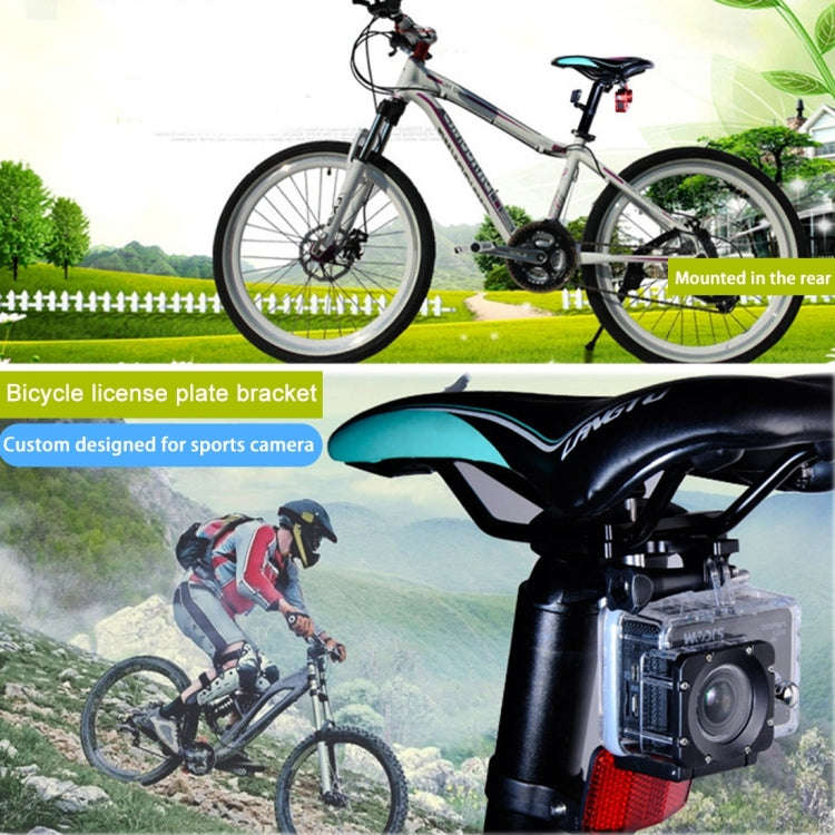 PULUZ Aluminium Alloy Bike Seat Cushion Mount for for GoPro Hero12 Black / Hero11 /10 /9 /8 /7 /6...