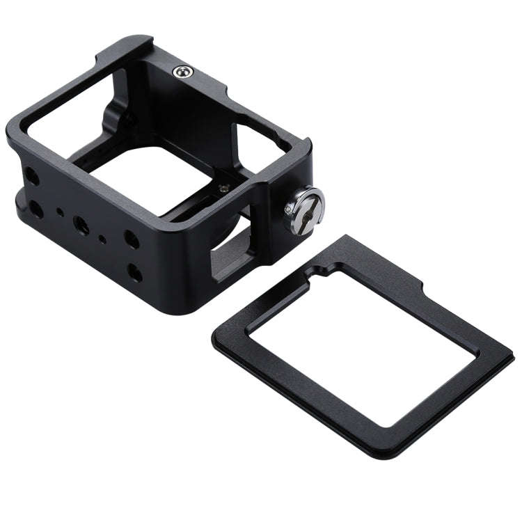 PULUZ Housing Shell CNC Aluminum Alloy Protective Cage with Insurance Frame & 52mm UV Lens for Go...