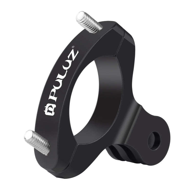 PULUZ Bike Handlebar Adapter Aluminum Mount for GoPro, Insta360, DJI and Other Action Cameras(Black)