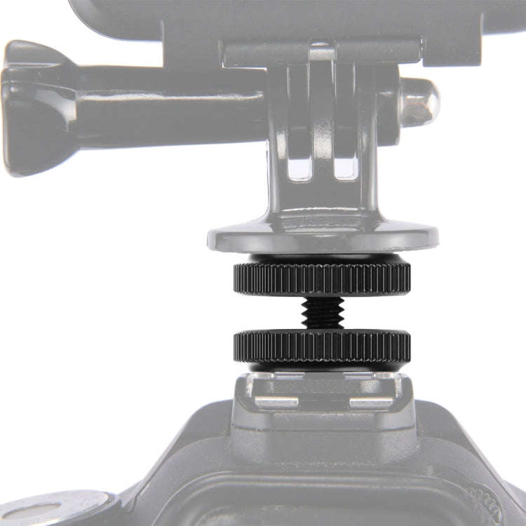 PULUZ Reinforced Hot Shoe 1/4 inch Screw Adapter with Double Nut for DSLR Cameras, GoPro HERO10 B...