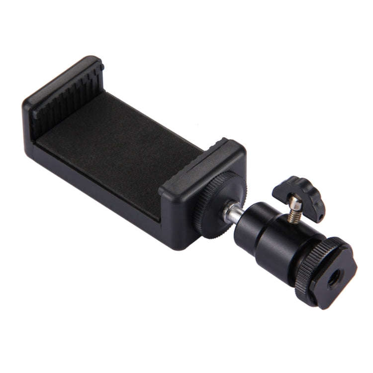 PULUZ 1/4 inch Hot Shoe Tripod Head +  Tripod Stand Clamp for iPhone, Samsung, Huawei, HTC, 5.5cm...