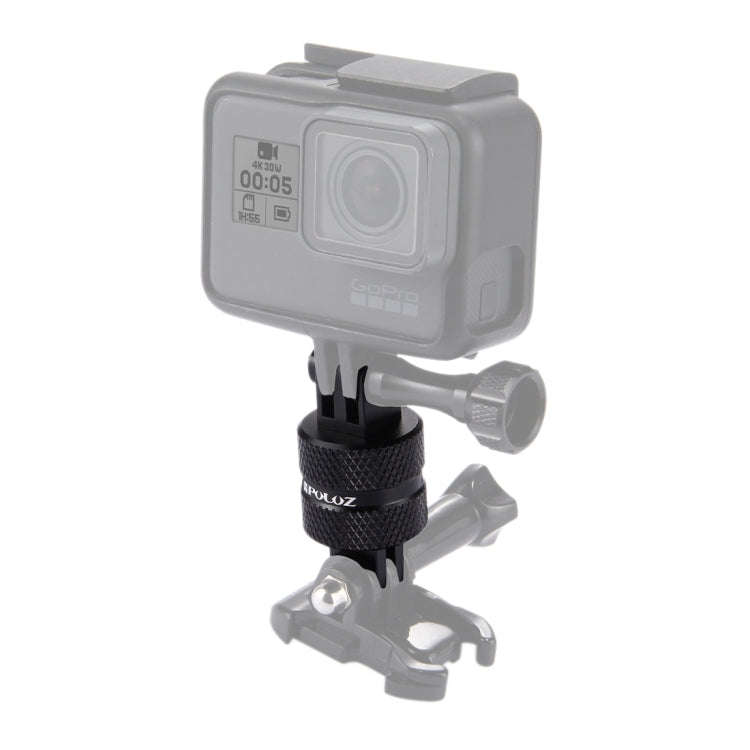 PULUZ 360 Degree Rotation CNC Swivel Pivot Extension Arm Tripod Mount for GoPro, Insta360, DJI an...