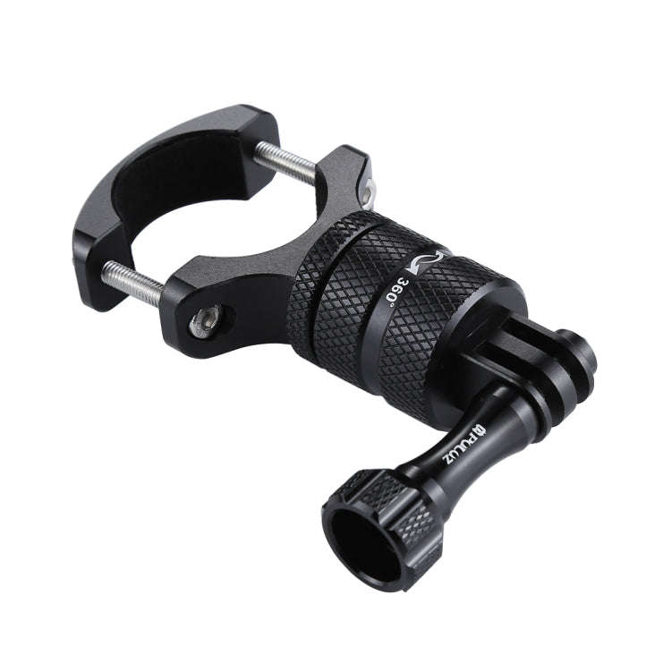 PULUZ 360 Degree Rotation Bike Aluminum Handlebar Adapter Mount with Screw for GoPro, Insta360, D...