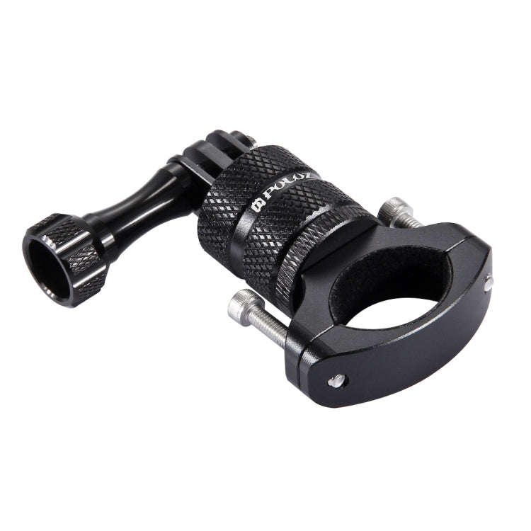 PULUZ 360 Degree Rotation Bike Aluminum Handlebar Adapter Mount with Screw for GoPro, Insta360, D...