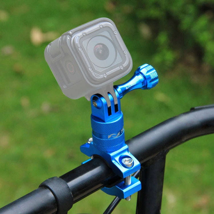 PULUZ 360 Degree Rotation Bike Aluminum Handlebar Adapter Mount with Screw for GoPro, Insta360, D...