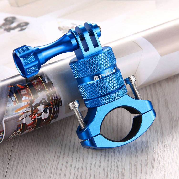 PULUZ 360 Degree Rotation Bike Aluminum Handlebar Adapter Mount with Screw for GoPro, Insta360, D...