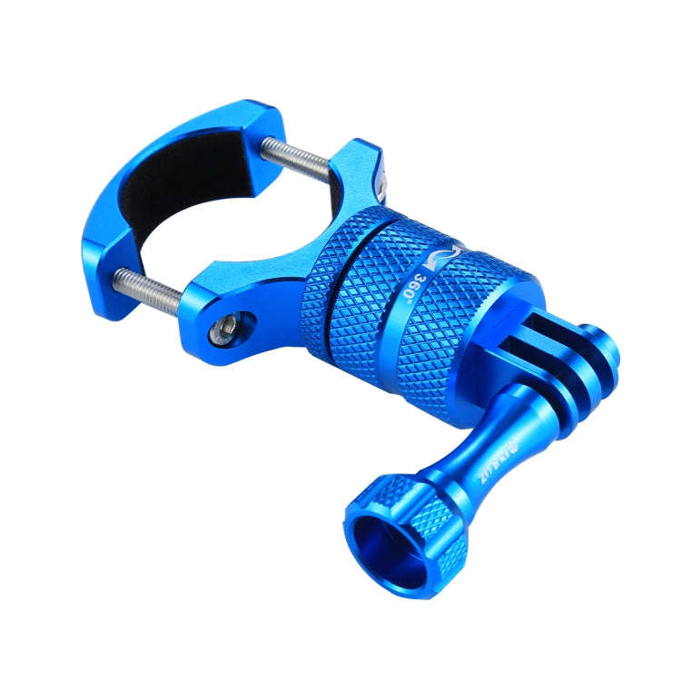 PULUZ 360 Degree Rotation Bike Aluminum Handlebar Adapter Mount with Screw for GoPro, Insta360, D...