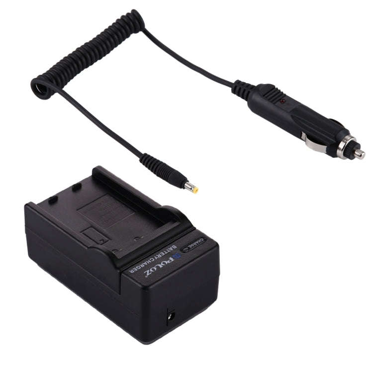 PULUZ Digital Camera Battery Car Charger for Fujifilm NP-60 / NP-30, Kodak K5000 / K5001, Olympus...