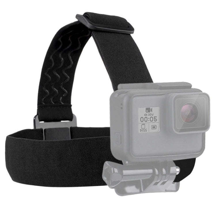 PULUZ Elastic Mount Belt Adjustable Head Strap for GoPro, Insta360 ONE R, DJI Osmo Action and Oth...