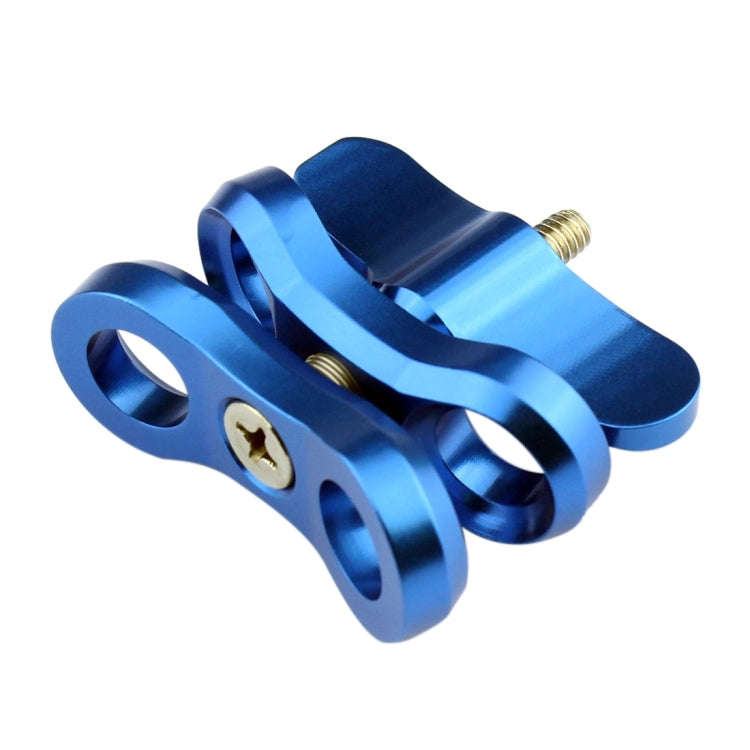 PULUZ Ball Clamp Close Hole Diving Camera Bracket CNC Aluminum Spring Flashlight Clamp for Diving...