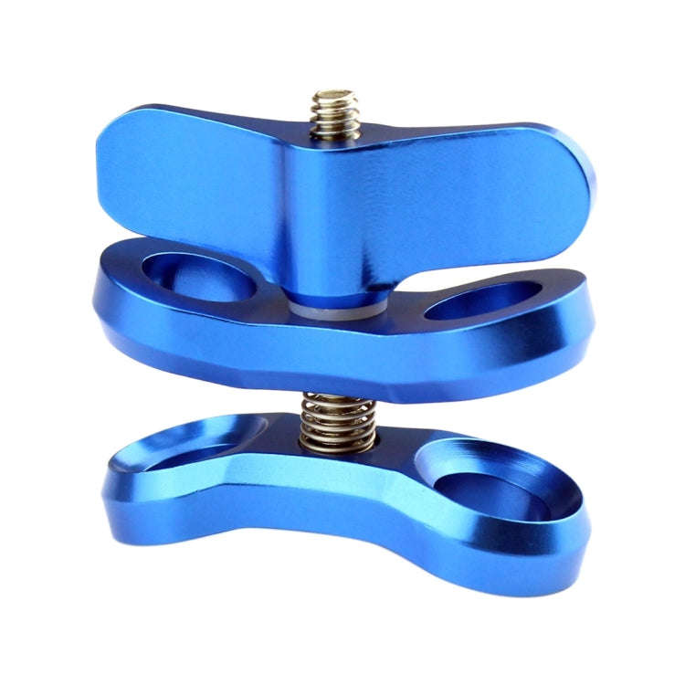 PULUZ Ball Clamp Close Hole Diving Camera Bracket CNC Aluminum Spring Flashlight Clamp for Diving...