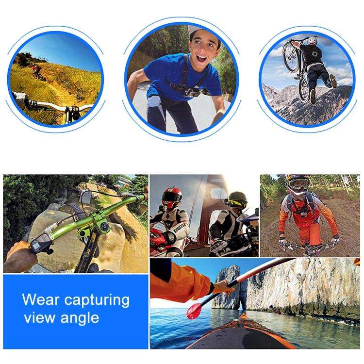 PULUZ Adjustable Body Mount Belt Chest Strap with J Hook Mount & Long Screw for GoPro, Insta360, ...