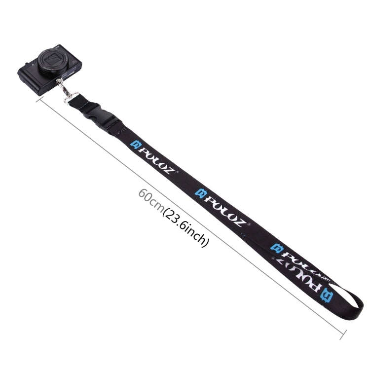PULUZ 60cm Detachable Long Neck Strap Lanyard Sling with 1/4 inch ScrewGoPro, Insta360, DJI and O...