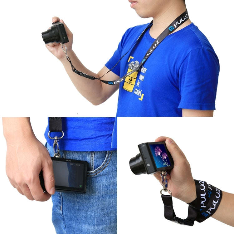 PULUZ 60cm Detachable Long Neck Strap Lanyard Sling with 1/4 inch ScrewGoPro, Insta360, DJI and O...