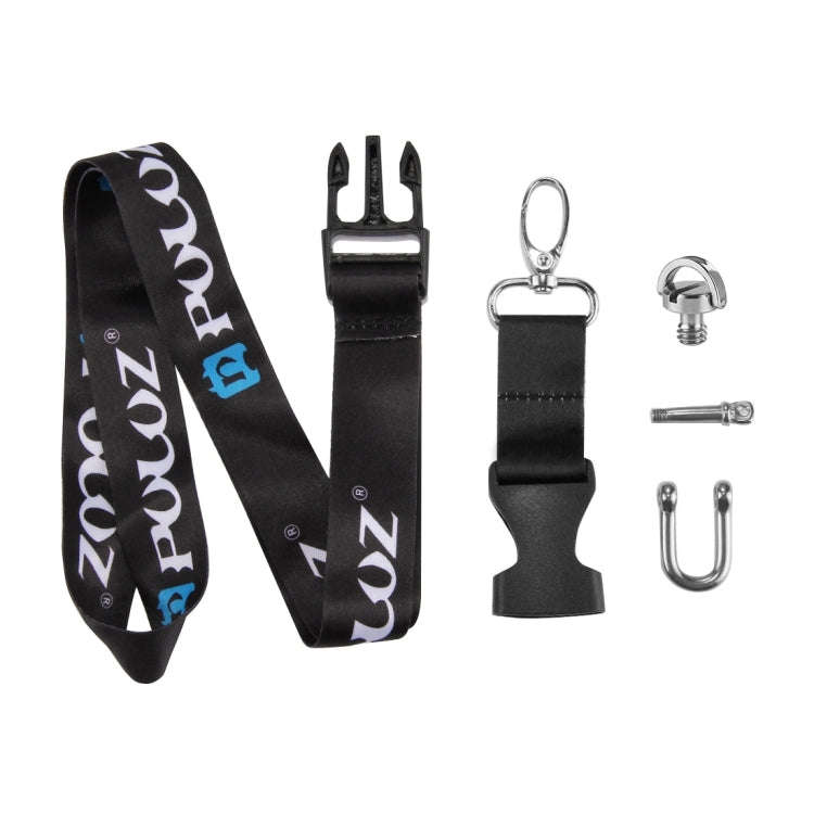 PULUZ 60cm Detachable Long Neck Strap Lanyard Sling with 1/4 inch ScrewGoPro, Insta360, DJI and O...