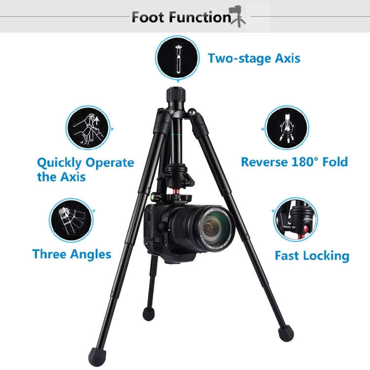 PULUZ  Pocket Mini Microspur Photos Magnesium Alloy Tripod Mount with 360 Degree Ball Head  for D...