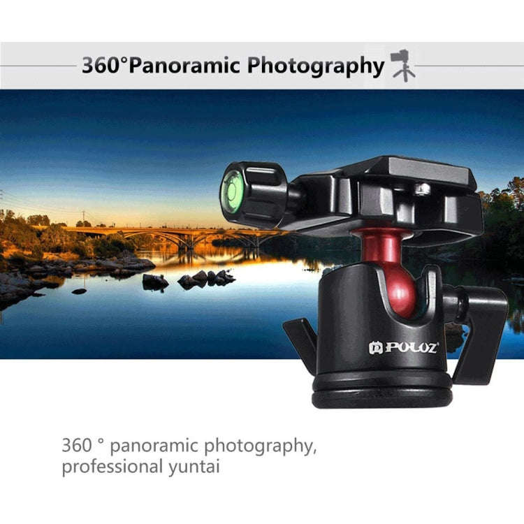 PULUZ  Pocket Mini Microspur Photos Magnesium Alloy Tripod Mount with 360 Degree Ball Head  for D...