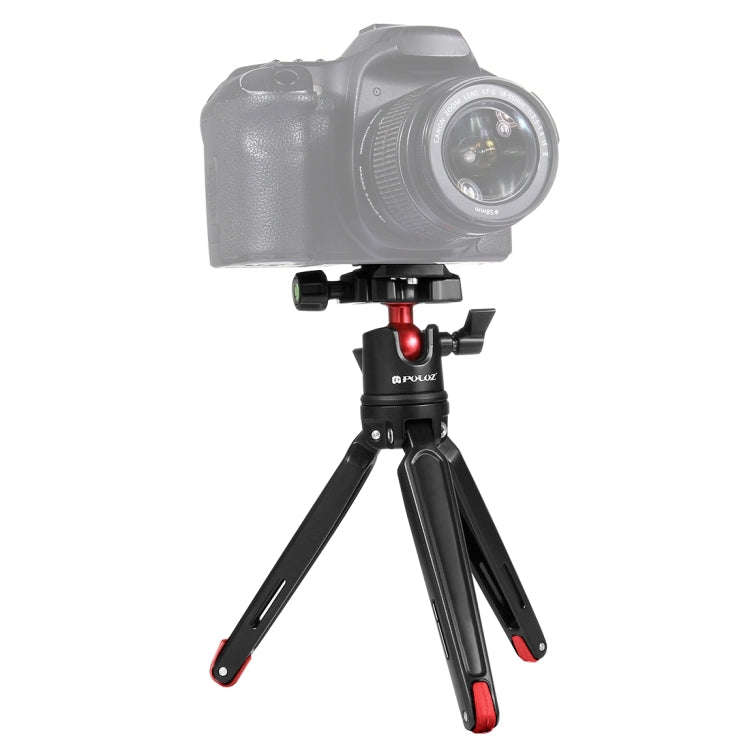 PULUZ Pocket Mini Metal Desktop Tripod Mount with 360 Degree Ball Head for DSLR & Digital Cameras...