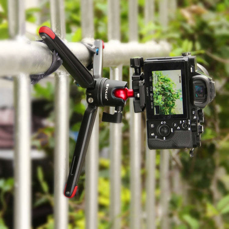 PULUZ Pocket Mini Metal Desktop Tripod Mount with 360 Degree Ball Head for DSLR & Digital Cameras...