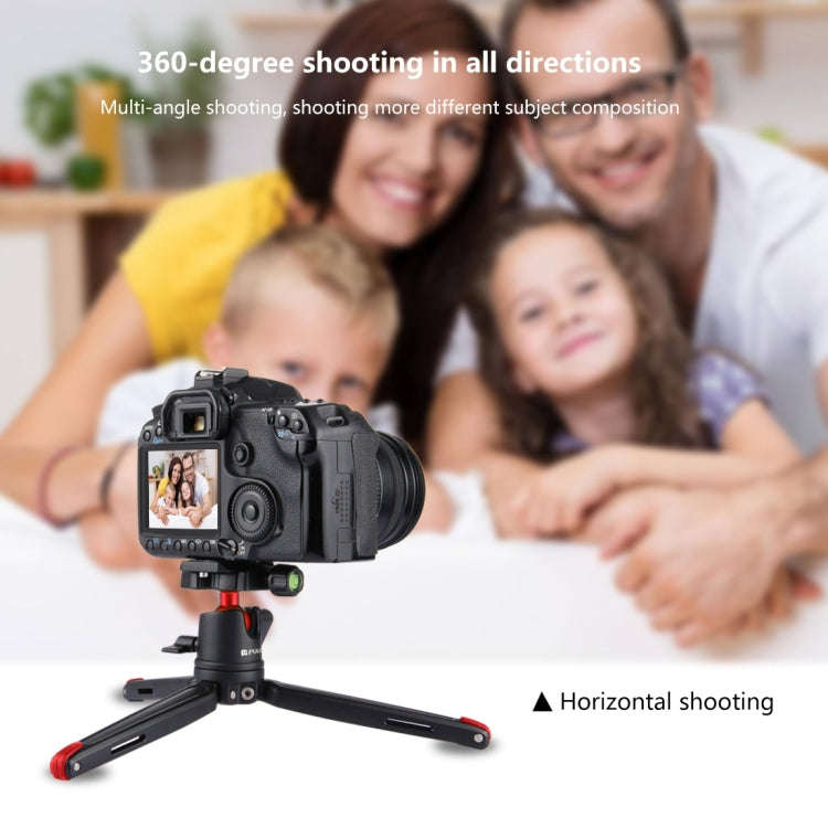 PULUZ Pocket Mini Metal Desktop Tripod Mount with 360 Degree Ball Head for DSLR & Digital Cameras...