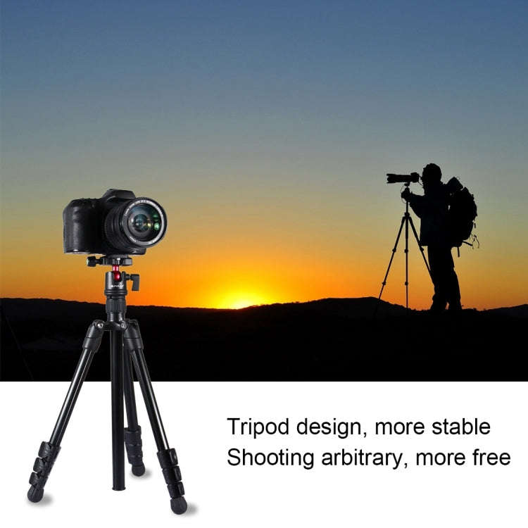 PULUZ 4-Section Folding Legs Metal  Tripod Mount with 360 Degree Ball Head for DSLR & Digital Cam...