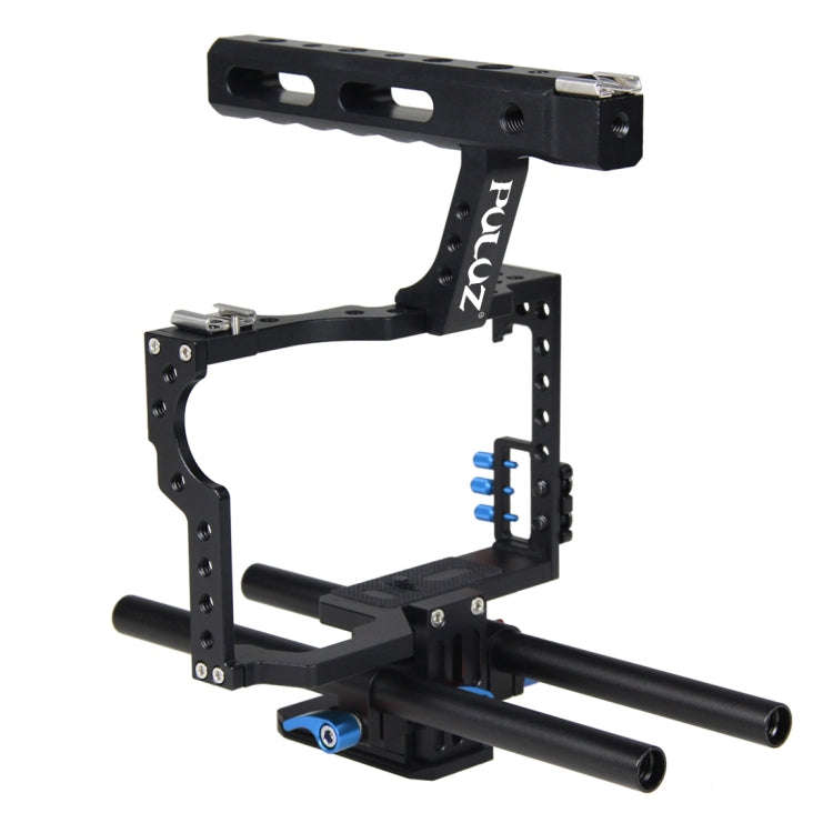 PULUZ Camera Cage Handle Stabilizer for Sony A7 & A7S & A7R, A7 II & A7R II & A7S II, A7R III & A...