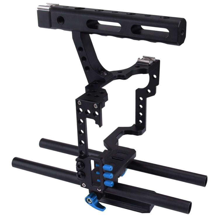PULUZ Camera Cage Handle Stabilizer for Sony A7 & A7S & A7R, A7 II & A7R II & A7S II, A7R III & A...
