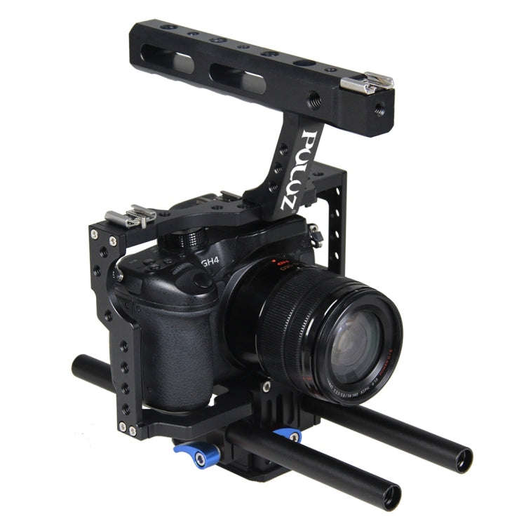 PULUZ Camera Cage Handle Stabilizer for Sony A7 & A7S & A7R, A7 II & A7R II & A7S II, A7R III & A...