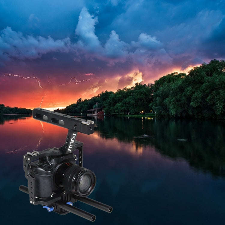 PULUZ Camera Cage Handle Stabilizer for Sony A7 & A7S & A7R, A7 II & A7R II & A7S II, A7R III & A...